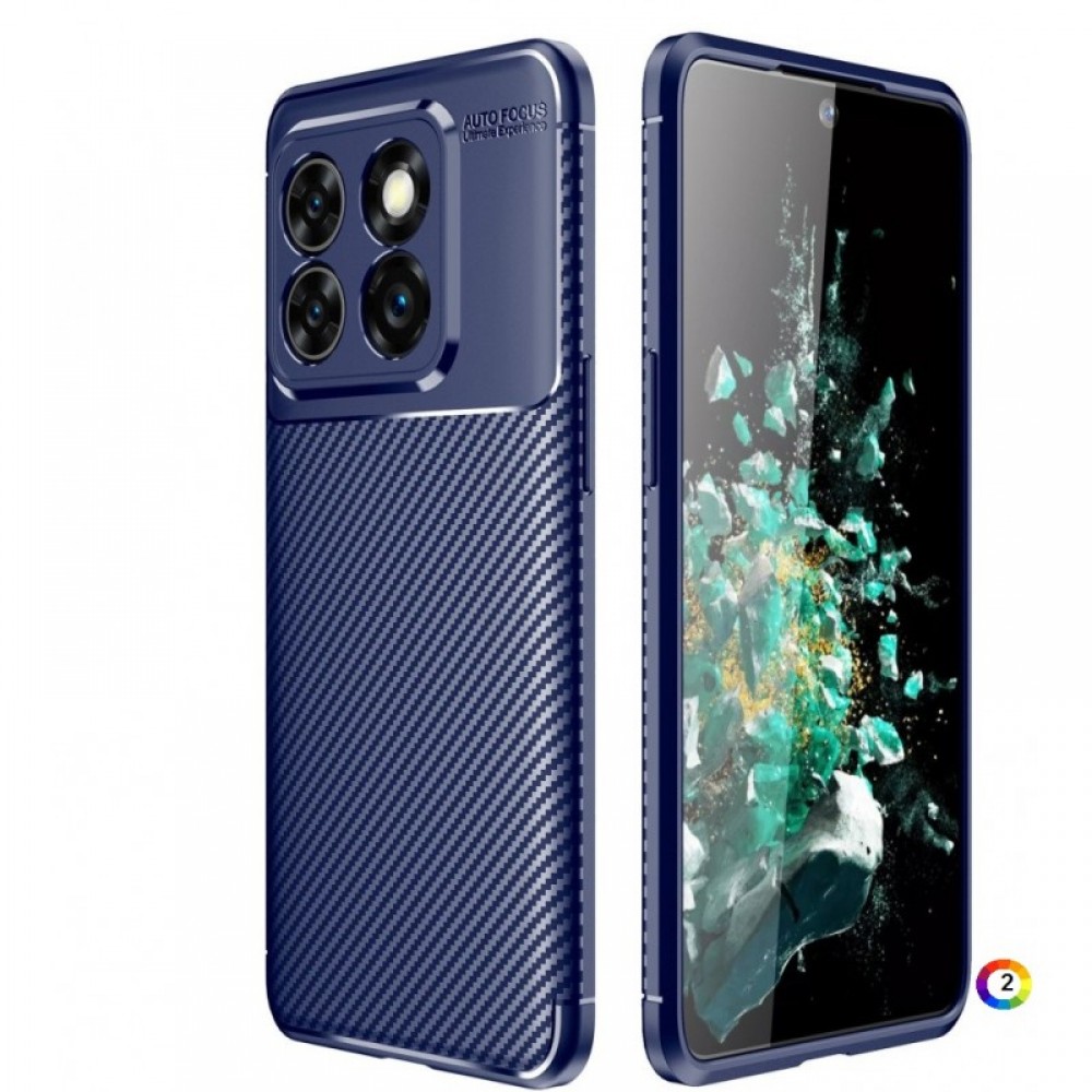OnePlus 10T 5G / Ace Pro 5G Удароустойчив Carbon Fiber Калъф и Протектор