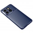 OnePlus 10T 5G / Ace Pro 5G Удароустойчив Carbon Fiber Калъф и Протектор