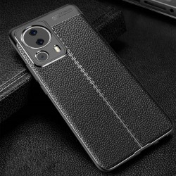 Xiaomi 13 Lite / Civi 2 5G Удароустойчив Litchi Skin Калъф и Протектор