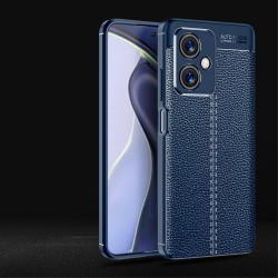Xiaomi Redmi Note 12 5G / Poco X5 5G  Удароустойчив Litchi Skin Калъф и Протектор