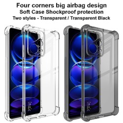 Xiaomi Redmi Note 12 Pro+ 5G Удароустойчив IMAK Силиконов Калъф и Протектор