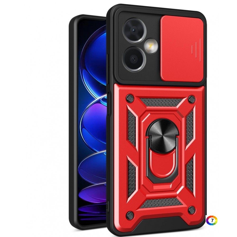 Xiaomi Redmi Note 12 5G / Poco X5 5G Удароустойчив Ring Holder Калъф и Протектор