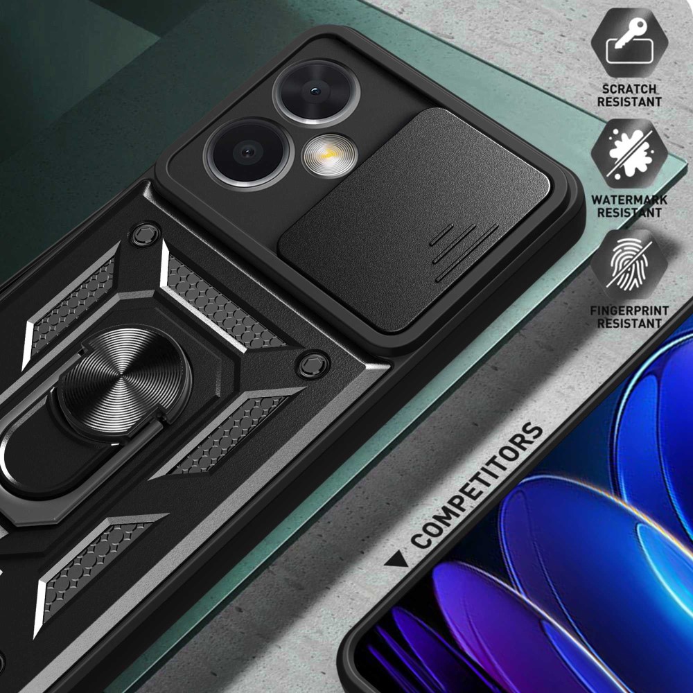 Xiaomi Redmi Note 12 5G / Poco X5 5G Удароустойчив Ring Holder Калъф и Протектор