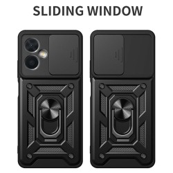Xiaomi Redmi Note 12 5G / Poco X5 5G Удароустойчив Ring Holder Калъф и Протектор