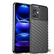 Xiaomi Redmi Note 12 5G / Poco X5 5G Удароустойчив Twill Texture Калъф и Протектор
