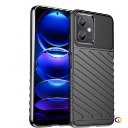 Xiaomi Redmi Note 12 5G / Poco X5 5G Удароустойчив Twill Texture Калъф и Протектор