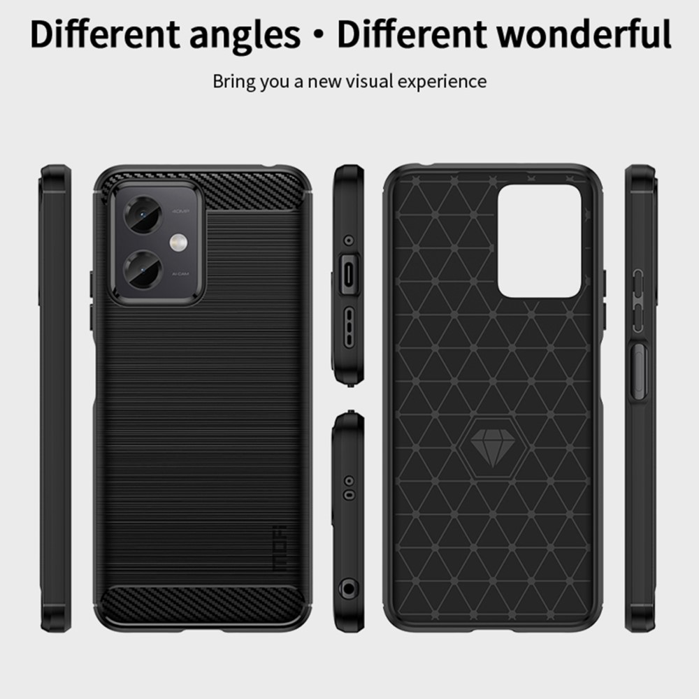 Xiaomi Redmi Note 12 5G / Poco X5 5G MOFI Carbon Fiber Калъф и Протектор
