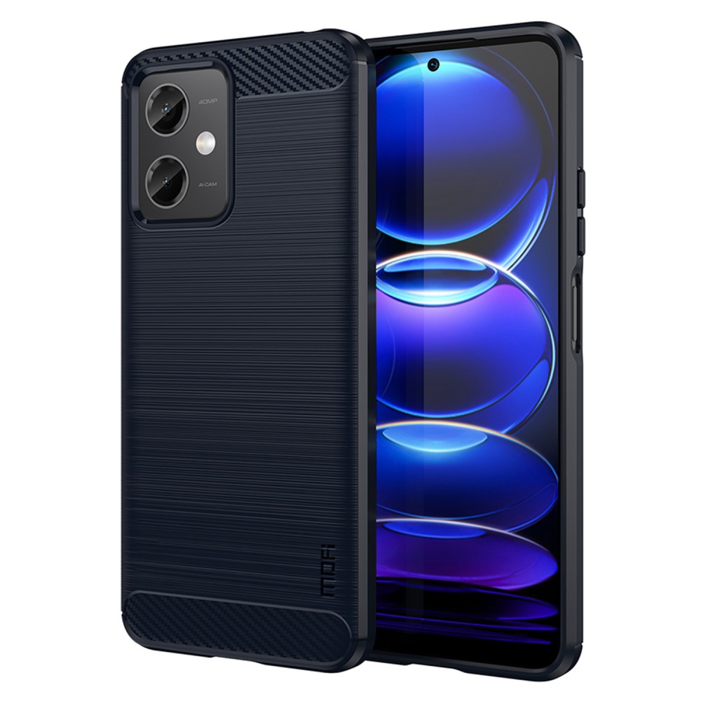 Xiaomi Redmi Note 12 5G / Poco X5 5G MOFI Carbon Fiber Калъф и Протектор