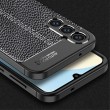 Samsung Galaxy A34 5G Удароустойчив Litchi Skin Калъф и Протектор