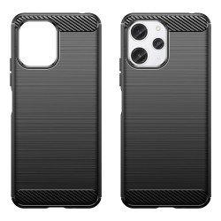 Xiaomi Redmi 12 5G (Global) / Poco M6 Pro 5G Удароустойчив  Carbon Fiber Калъф и Протектор