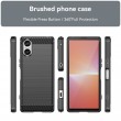 Sony Xperia 5 V Удароустойчив  Carbon Fiber Калъф и Протектор