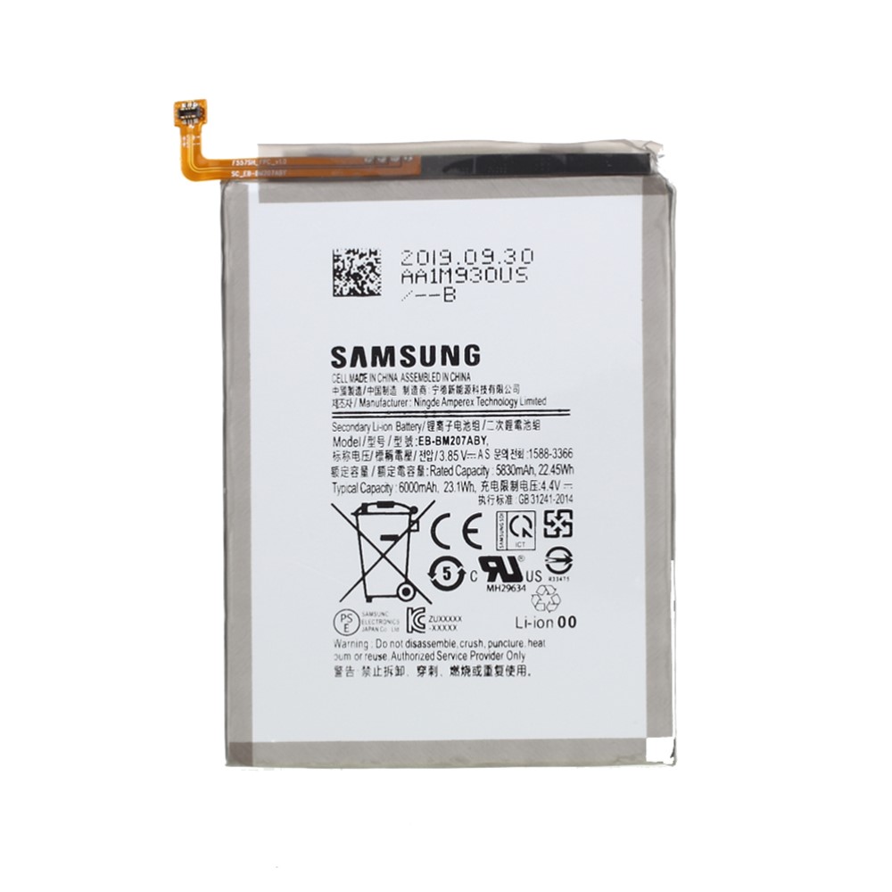 Samsung EB-BM207ABY Оригинална Батерия за Samsung Galaxy M30s SM-M3070 M3070 / M31 / M21 M215