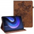 Xiaomi Pad 6 / Pad 6 Pro Imprinted Butterfly Кожен Калъф и Протектор
