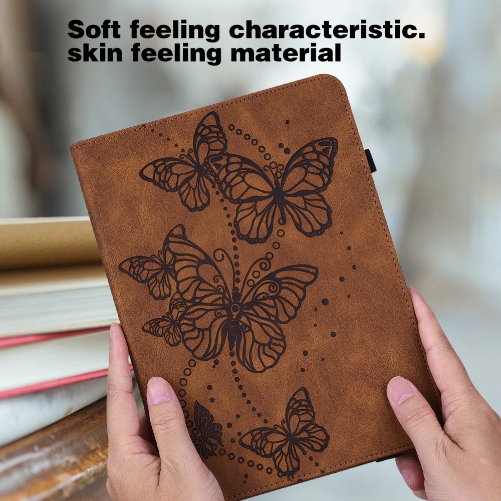 Xiaomi Pad 6 / Pad 6 Pro Imprinted Butterfly Кожен Калъф и Протектор