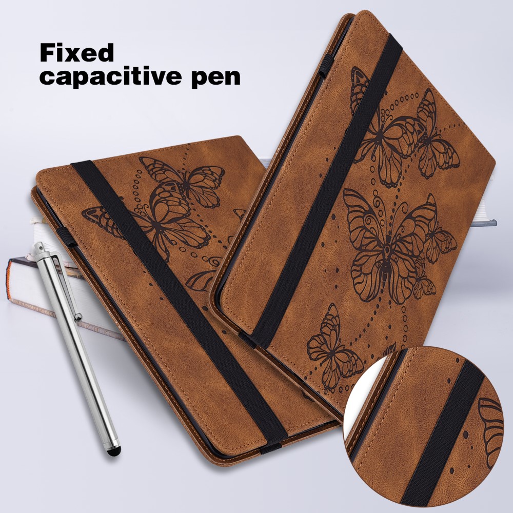 Xiaomi Pad 6 / Pad 6 Pro Imprinted Butterfly Кожен Калъф и Протектор