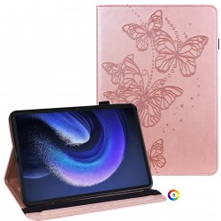 Xiaomi Pad 6 / Pad 6 Pro Imprinted Butterfly Кожен Калъф и Протектор 