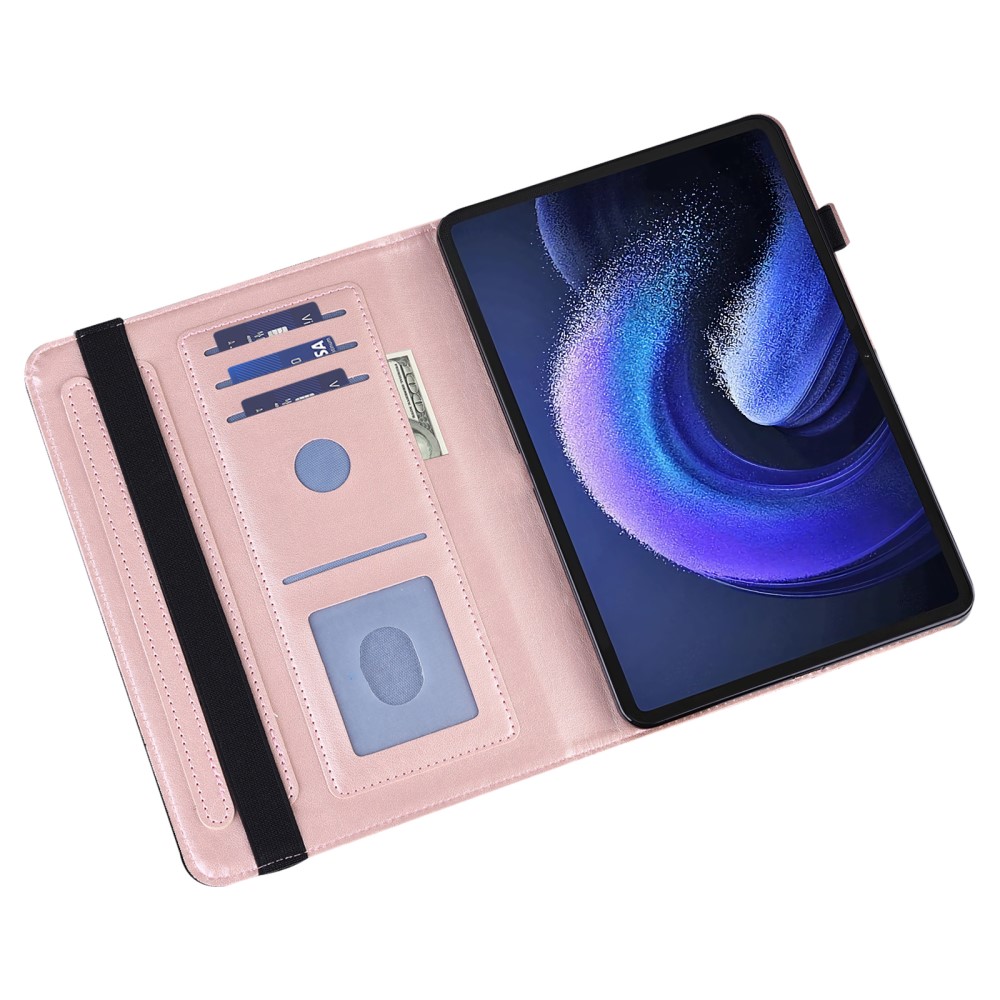 Xiaomi Pad 6 / Pad 6 Pro Imprinted Butterfly Кожен Калъф и Протектор