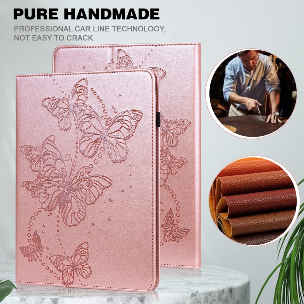 Xiaomi Pad 6 / Pad 6 Pro Imprinted Butterfly Кожен Калъф и Протектор