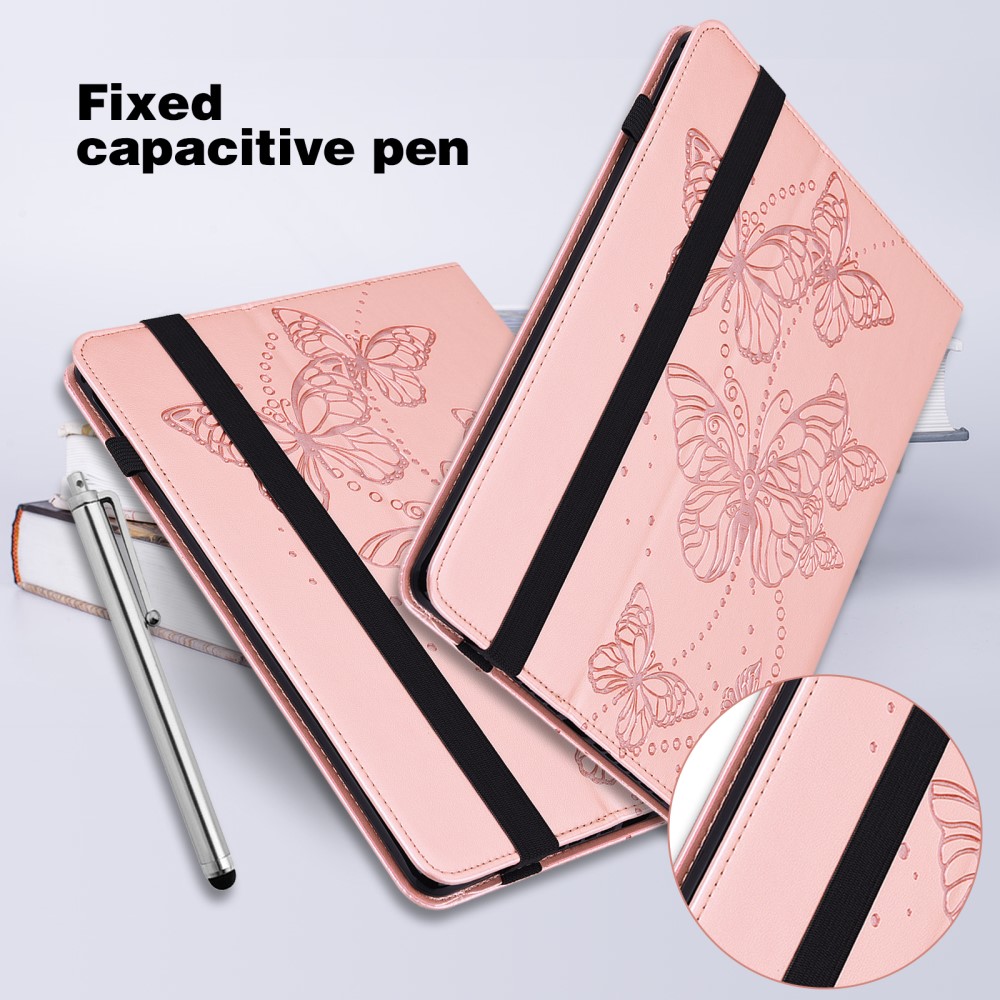 Xiaomi Pad 6 / Pad 6 Pro Imprinted Butterfly Кожен Калъф и Протектор