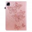 Xiaomi Pad 6 / Pad 6 Pro Imprinted Butterfly Кожен Калъф и Протектор