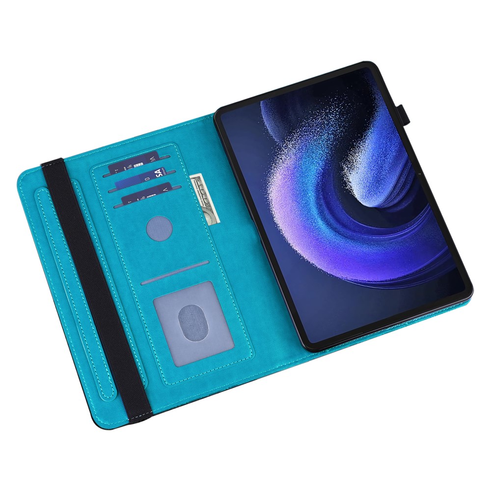Xiaomi Pad 6 / Pad 6 Pro Imprinted Butterfly Кожен Калъф и Протектор