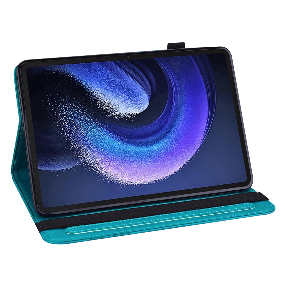 Xiaomi Pad 6 / Pad 6 Pro Imprinted Butterfly Кожен Калъф и Протектор