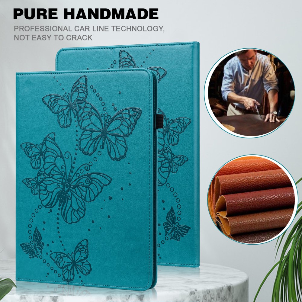 Xiaomi Pad 6 / Pad 6 Pro Imprinted Butterfly Кожен Калъф и Протектор