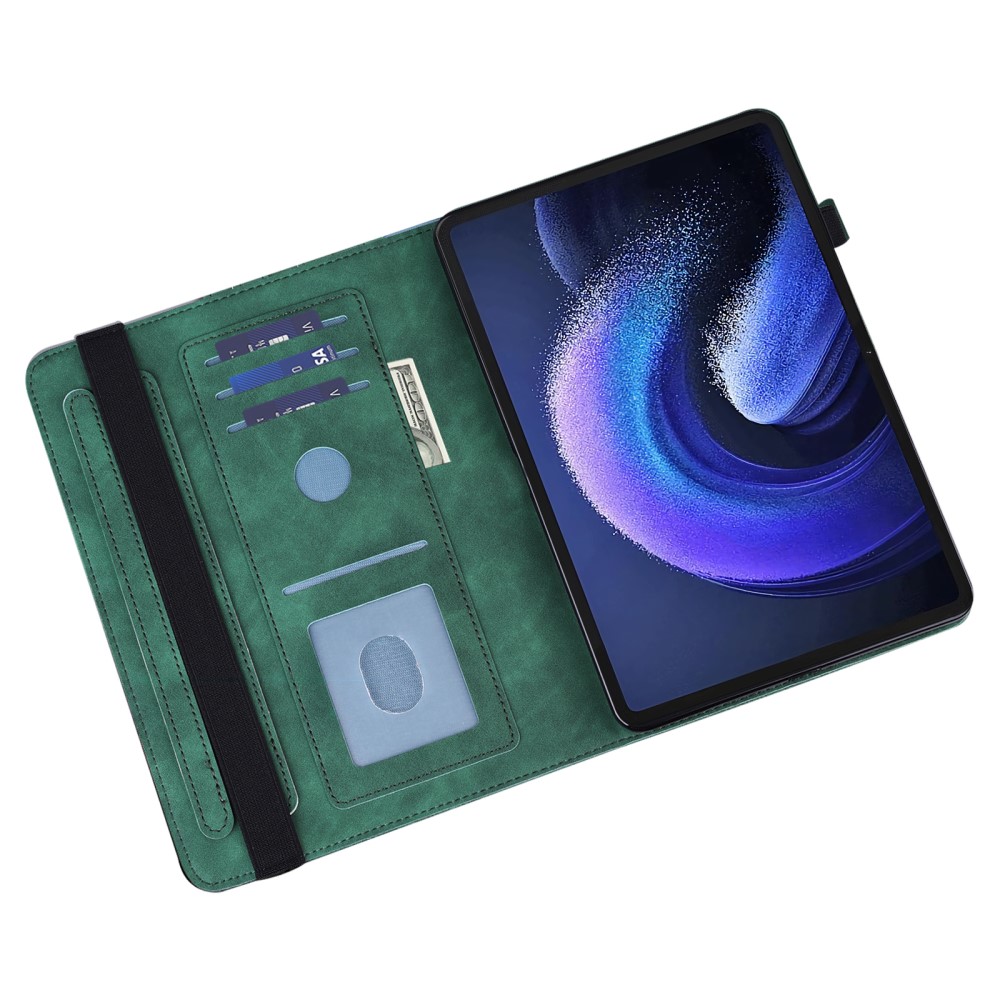 Xiaomi Pad 6 / Pad 6 Pro Imprinted Butterfly Кожен Калъф и Протектор