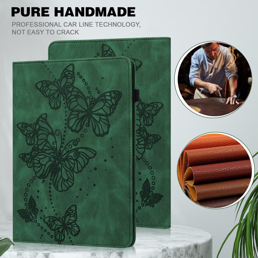 Xiaomi Pad 6 / Pad 6 Pro Imprinted Butterfly Кожен Калъф и Протектор