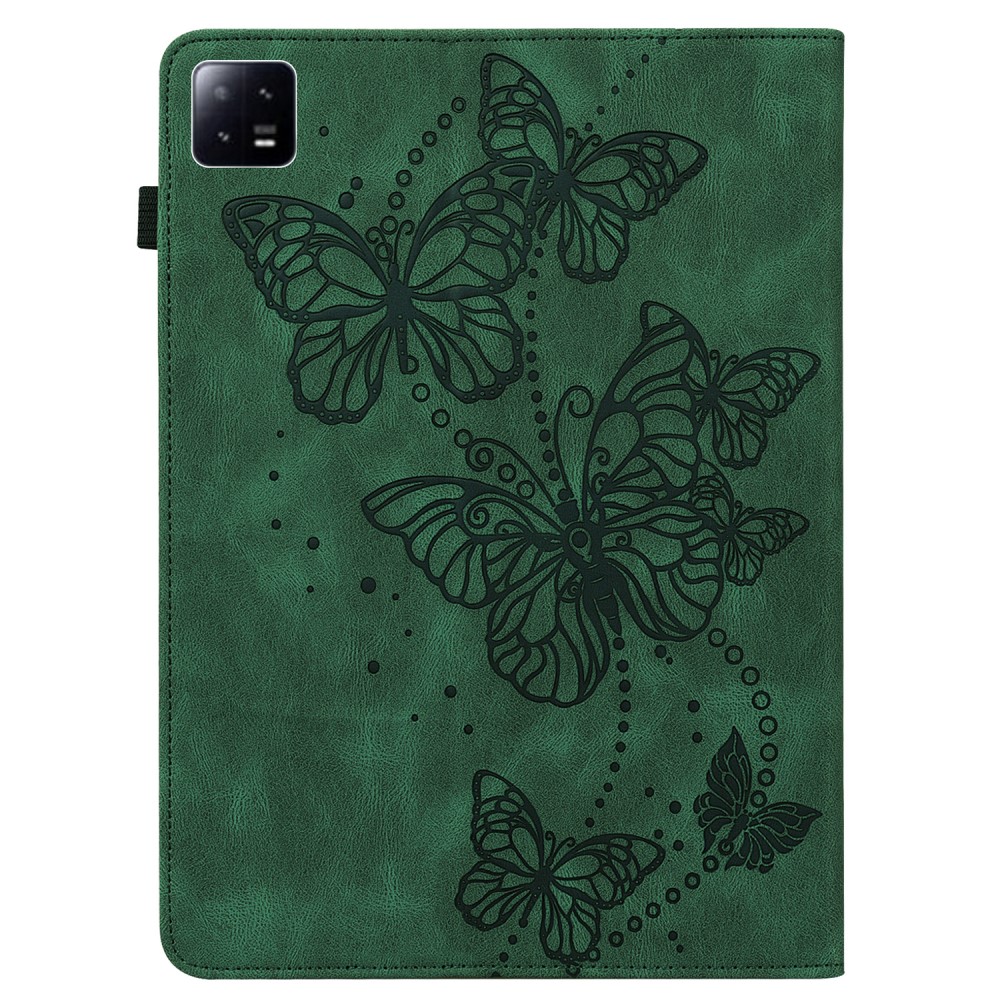 Xiaomi Pad 6 / Pad 6 Pro Imprinted Butterfly Кожен Калъф и Протектор
