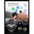 HAYLOU Solar 5 Смарт часовник-1.58" AMOLED, Bluetooth обаждания, NFC, 150+ спорта, 24/7 здравен мониторинг, IP68 (Черен, Бял)