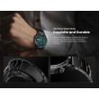 HAYLOU Solar 5 Смарт часовник-1.58" AMOLED, Bluetooth обаждания, NFC, 150+ спорта, 24/7 здравен мониторинг, IP68 (Черен, Бял)