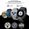 HAYLOU Solar 5 Смарт часовник-1.58" AMOLED, Bluetooth обаждания, NFC, 150+ спорта, 24/7 здравен мониторинг, IP68 (Черен, Бял)