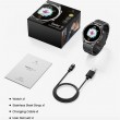 HAYLOU Solar 5 Смарт часовник-1.58" AMOLED, Bluetooth обаждания, NFC, 150+ спорта, 24/7 здравен мониторинг, IP68 (Черен, Бял)