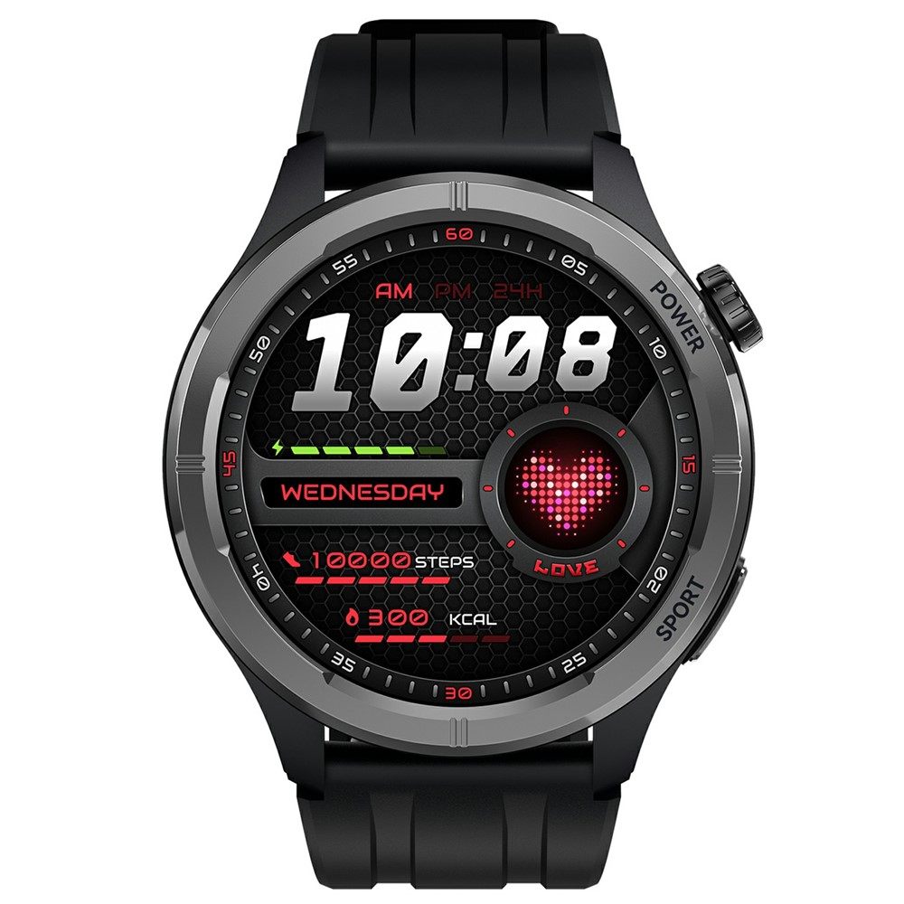 HAYLOU Solar Neo LS21 Смарт часовник- 1.53", 127 Спорт, 24/7 сърдечен ритъм, кислород в кръвта, кръвното налягане, сън (Черен, Сребрист)