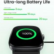 Haylou RS5 LS19 Смарт часовник-2.01" AMOLED , Bluetooth повиквания, 150+ спорта, мониторинг на съня и сърдечния ритъм (Черен, Сребрист)