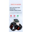 HAYLOU Watch 2 Pro Смарт часовник- 1.85", 100 спорта, мониторинг на нивото на кислород в кръвта и сърдечния ритъм, IP68, Черен