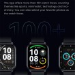HAYLOU Watch 2 Pro Смарт часовник- 1.85", 100 спорта, мониторинг на нивото на кислород в кръвта и сърдечния ритъм, IP68, Черен