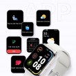 HAYLOU Watch 2 Pro Смарт часовник- 1.85", 100 спорта, мониторинг на нивото на кислород в кръвта и сърдечния ритъм, IP68, Черен