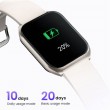 HAYLOU Watch 2 Pro Смарт часовник- 1.85", 100 спорта, мониторинг на нивото на кислород в кръвта и сърдечния ритъм, IP68, Черен