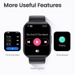 HAYLOU Watch 2 Pro Смарт часовник- 1.85", 100 спорта, мониторинг на нивото на кислород в кръвта и сърдечния ритъм, IP68, Черен