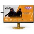 AOC CS24A, 24.1" Fast TN eSports геймърски монитор, Full HD, 600Hz (OC до 610Hz), 0.5ms, HDR400, Adaptive-Sync, USB хъб