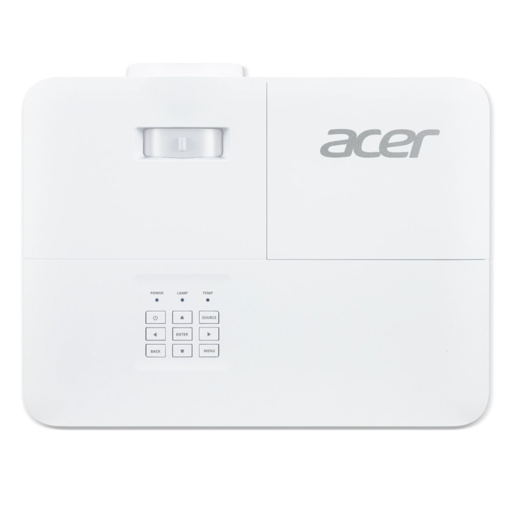 Acer X1528Ki – DLP мултимедиен проектор Full HD, 5200 ANSI лумена, контраст 17 000:1, HDMI, безжичен адаптер, бял