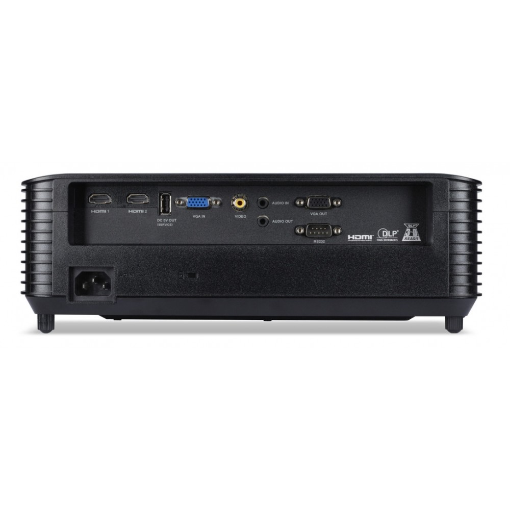 Acer X1328 – DLP мултимедиен проектор WXGA, 5000 ANSI лумена, контраст 20 000:1, HDMI, 3D, черен