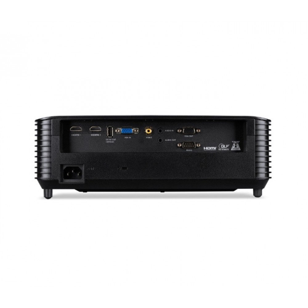 Acer X1328AF – DLP мултимедиен проектор WXGA, 5000 ANSI лумена, контраст 20 000:1, 3D, HDMI, черен