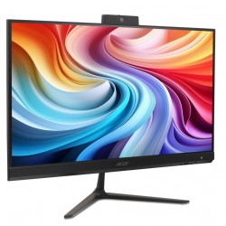 Acer Aspire C24-B All-in-One Компютър с AMD Ryzen 5 7430U, 16GB DDR5, 512GB SSD и 23.8" FHD IPS 120Hz – Black – DQ.BPREX.005