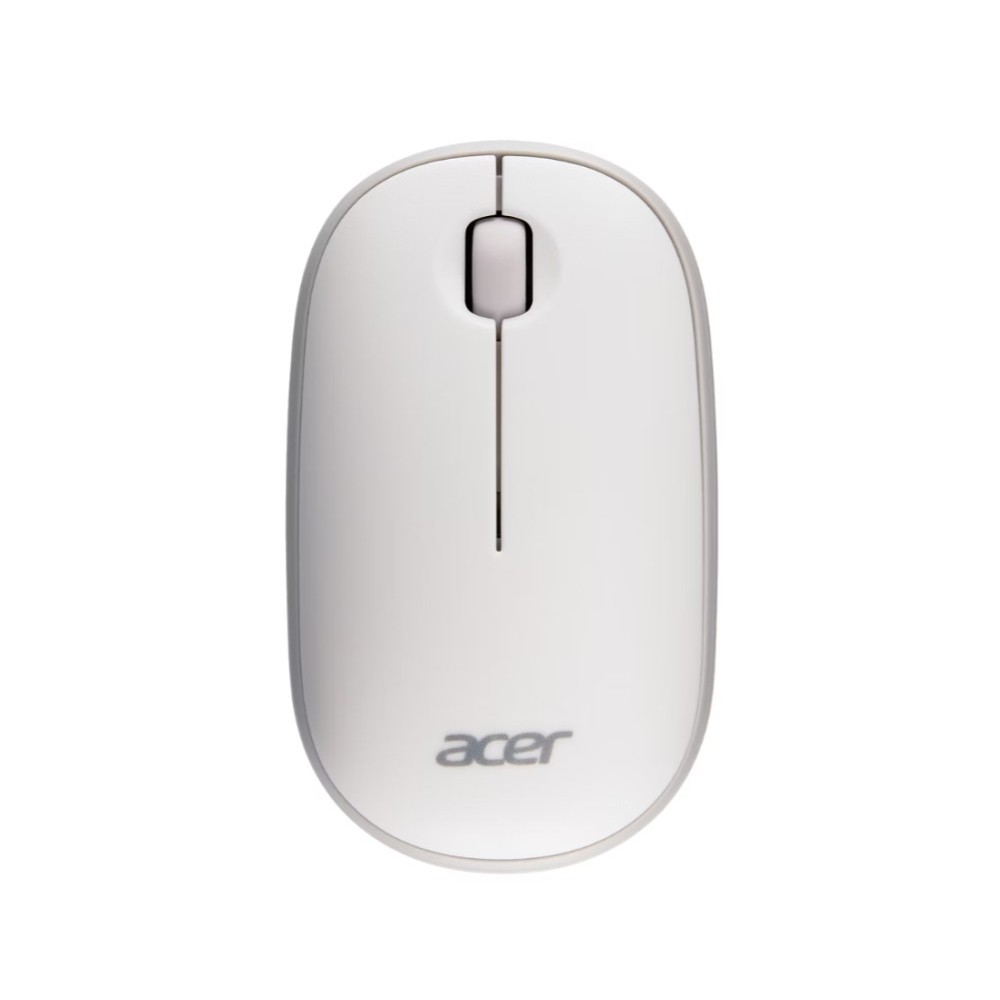 Acer Bubble Mouse AMR100 – Безжична мишка, 1600 dpi, Оптичен сензор, USB - Бял