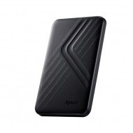Външен твърд диск Apacer AC236 2TB USB 3.2, 2.5", 139.5g - Черен