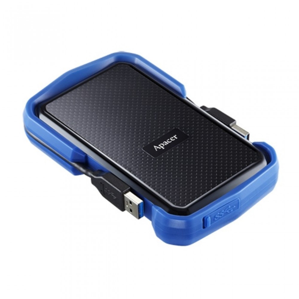 Външен Твърд Диск Apacer AC631 2TB USB 3.2 Gen 1 Удароустойчив – Черен