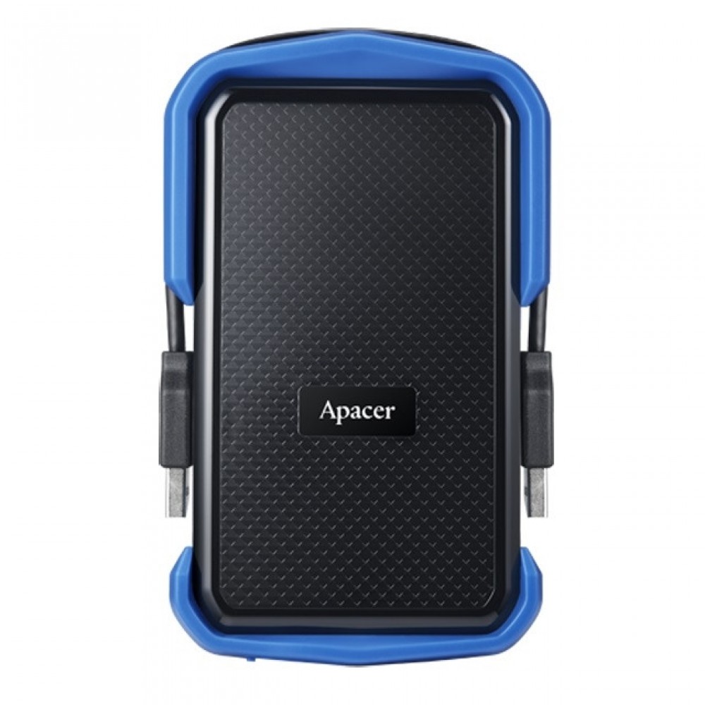 Външен Твърд Диск Apacer AC631 2TB USB 3.2 Gen 1 Удароустойчив – Черен